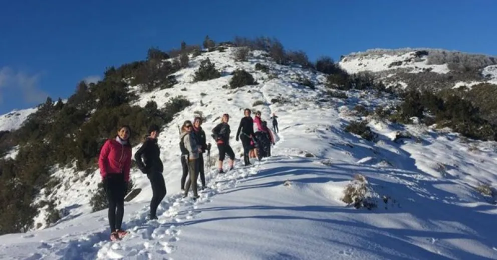 El grupo Running Girls Argentina tuvo su primera salida a la montaña