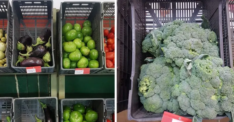 Frutas orgánicas del Valle en el Mercado Comunitario