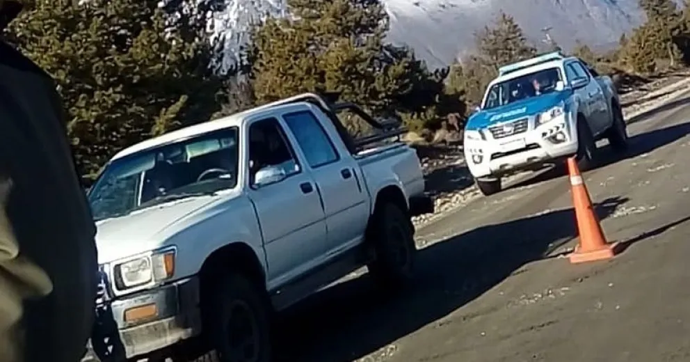 Giró en U antes de un control porque tenía un ternero faenado