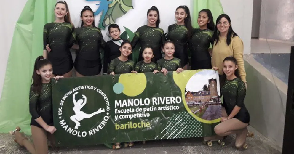 Otra buena actuación de la Escuela de Patín Manolo Rivero