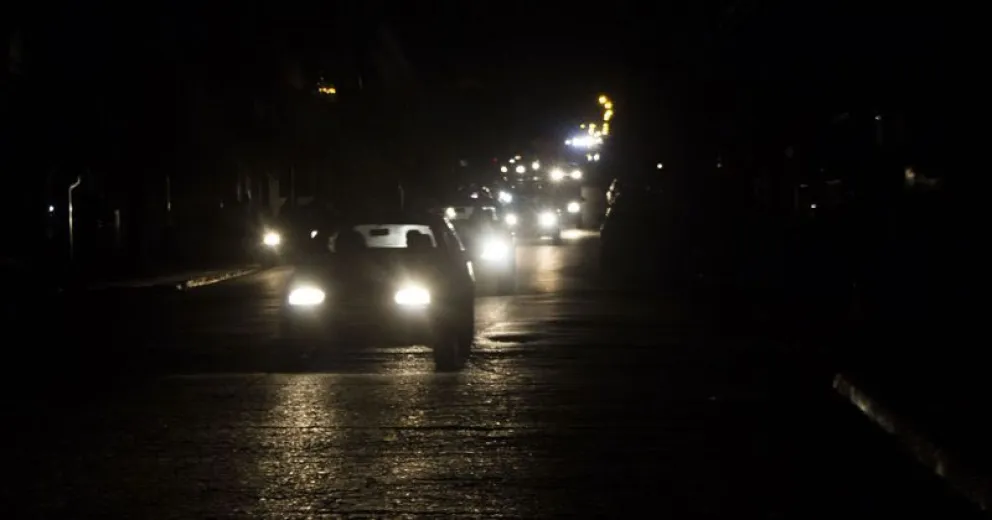 No fueron informadas las causas del apagón de ayer