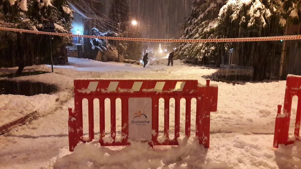 Calles cortadas por precaución