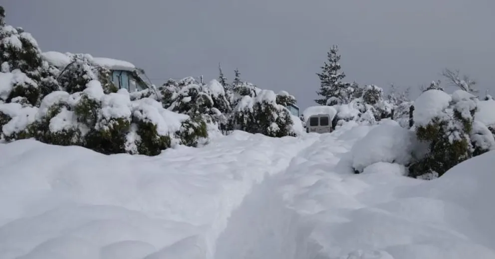 El SINAGIR brinda asistencia en las zonas afectadas por el temporal de nieve