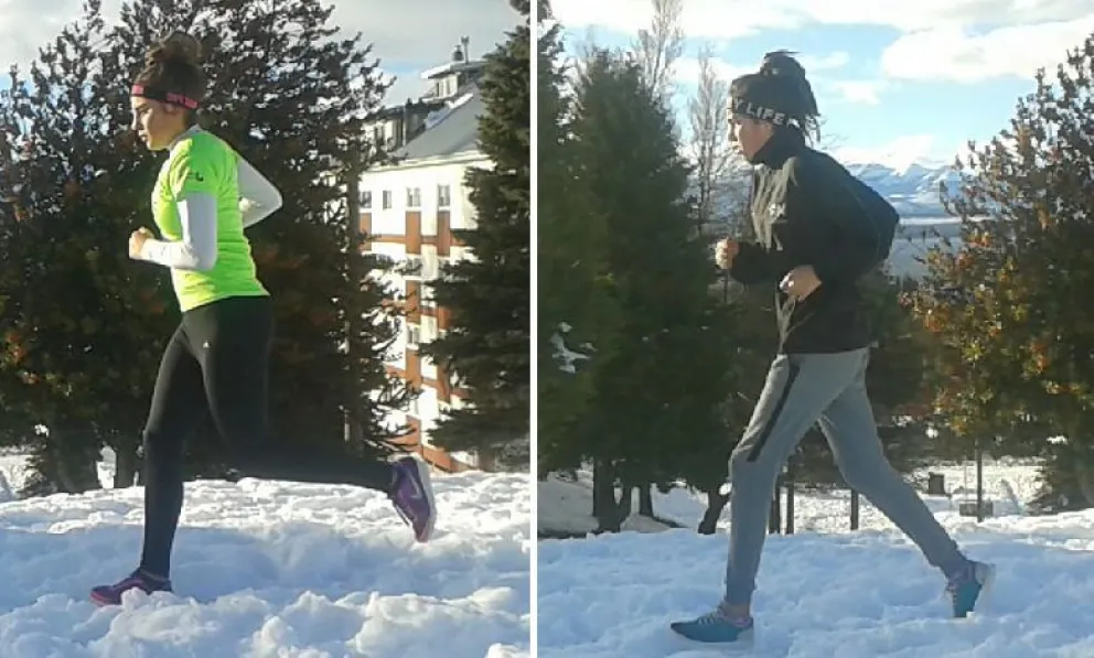 Las hermanas Pastenne están en Buenos Aires para disputar el Campeonato Nacional de Cross Country