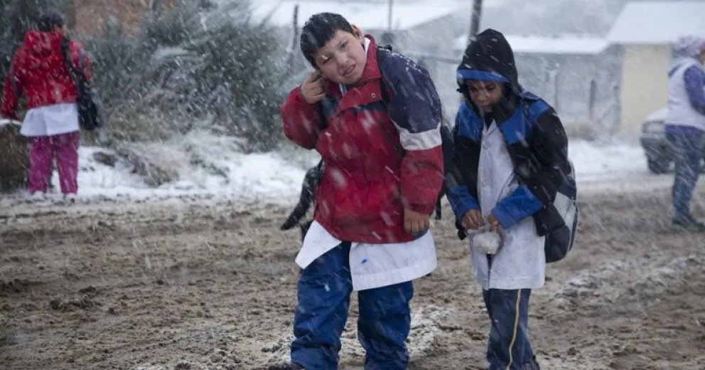 “No es por falta de mantenimiento, es imposible sacar la nieve de todas las escuelas”