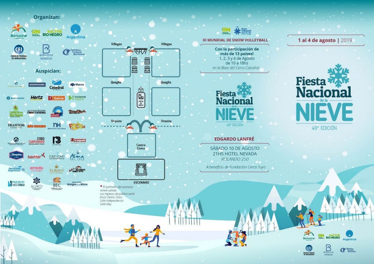 Se lanzó la programación de la Fiesta de la Nieve 2019 Diario El Cordillerano