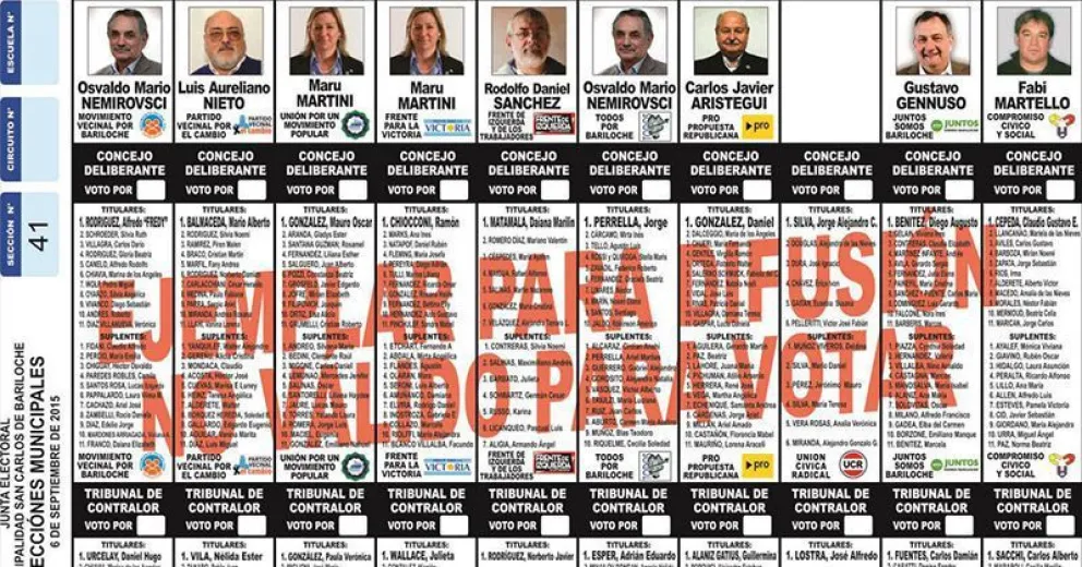 Este lunes se sortean los lugares de los candidatos en la boleta única