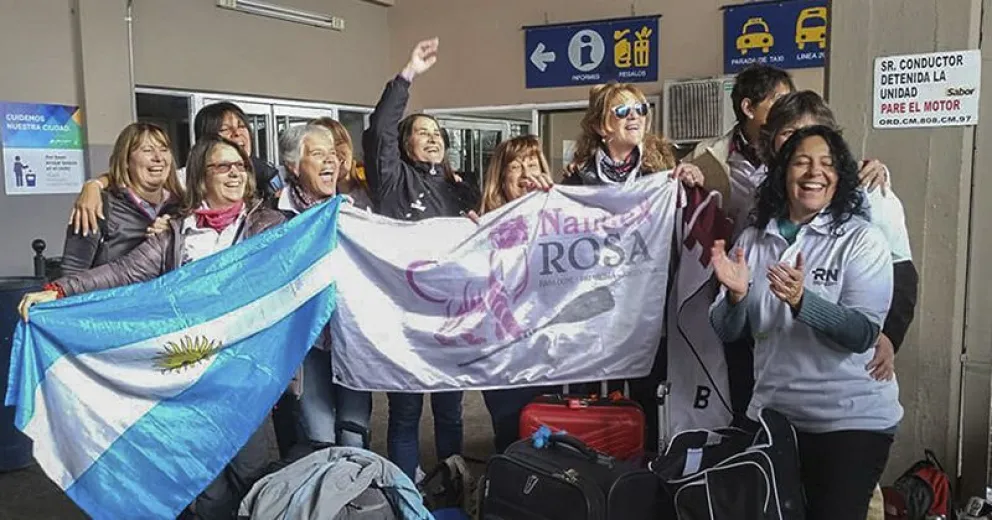 La agrupación Nahuel Rosa ganó otra medalla de oro en el Festival de Botes de Dragón en Panamá