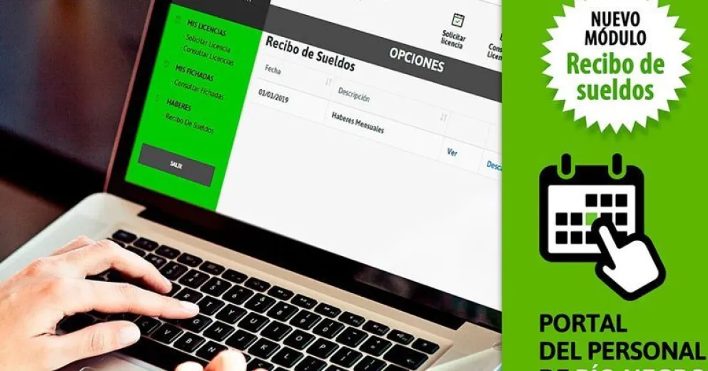 Los recibos de haberes de empleados provinciales están disponibles vía web