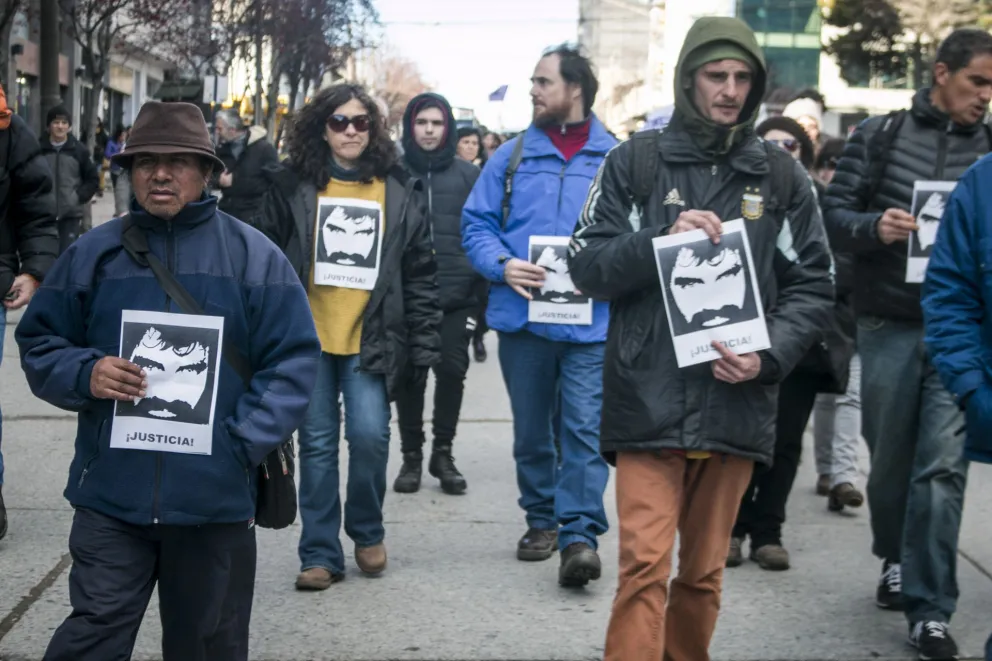 Marcharon a dos años de la desaparición de Santiago Maldonado