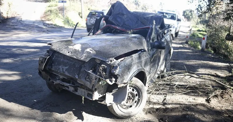 Murió un joven barilochense  al desbarrancarse con su auto