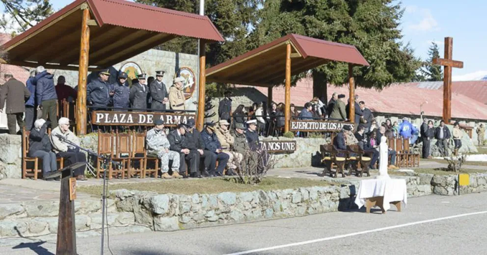 Se celebró el Día de las Tropas de Montaña y de la Virgen de las Nieves