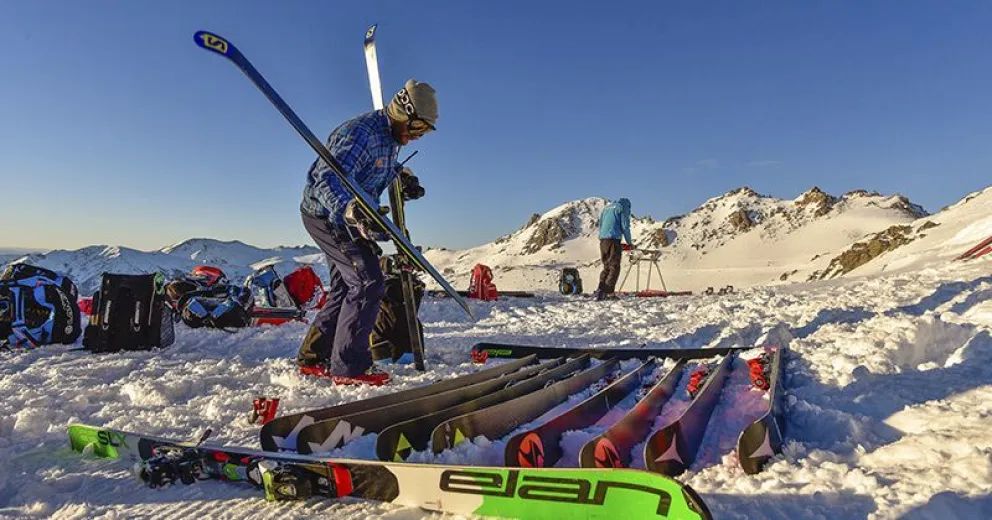 Esquí alpino: los argentinos arrancaron en una posición expectante