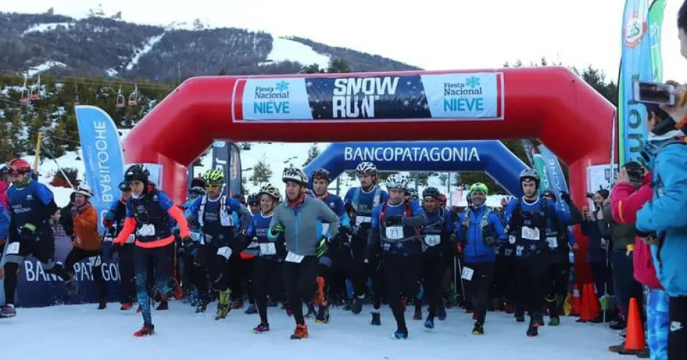 La segunda edición de la carrera en la nieve de Catedral fue un éxito