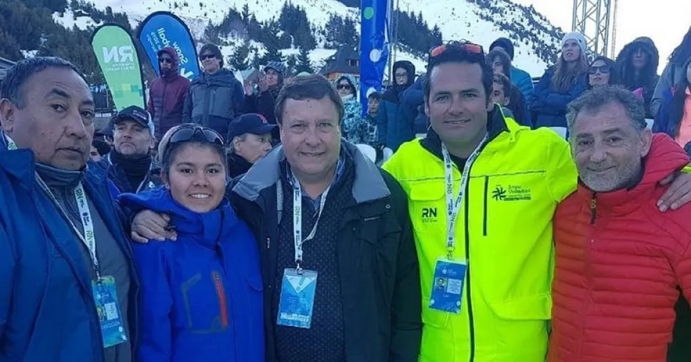Río Negro tuvo una representante de lujo en la final del Snow volley