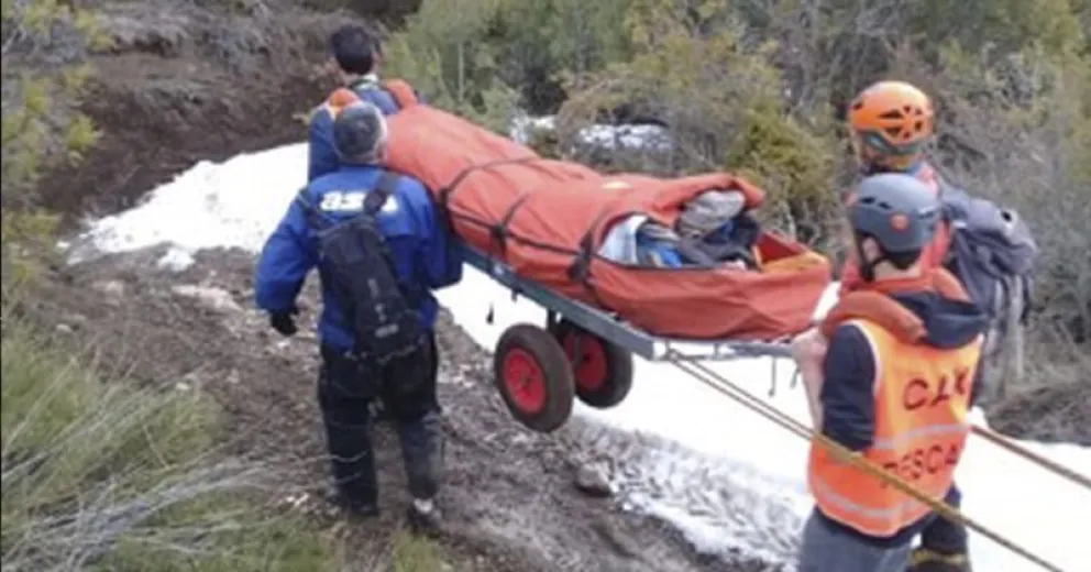 Un competidor de Enduro se accidentó en el cerro Carbón