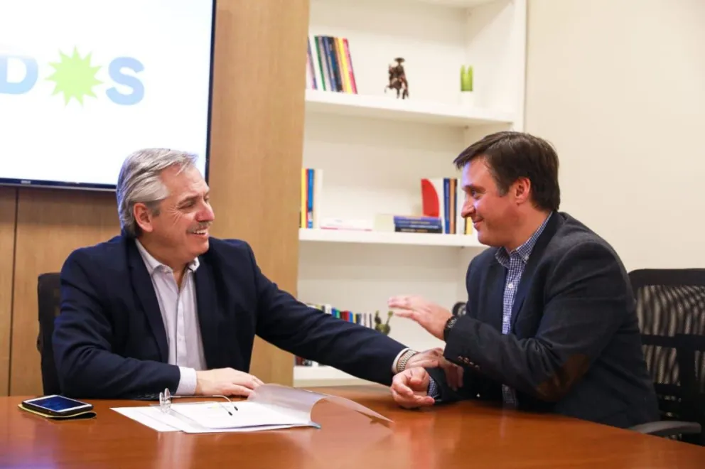 Alberto Fernández brindó su apoyo a Daniel Natapof para las municipales