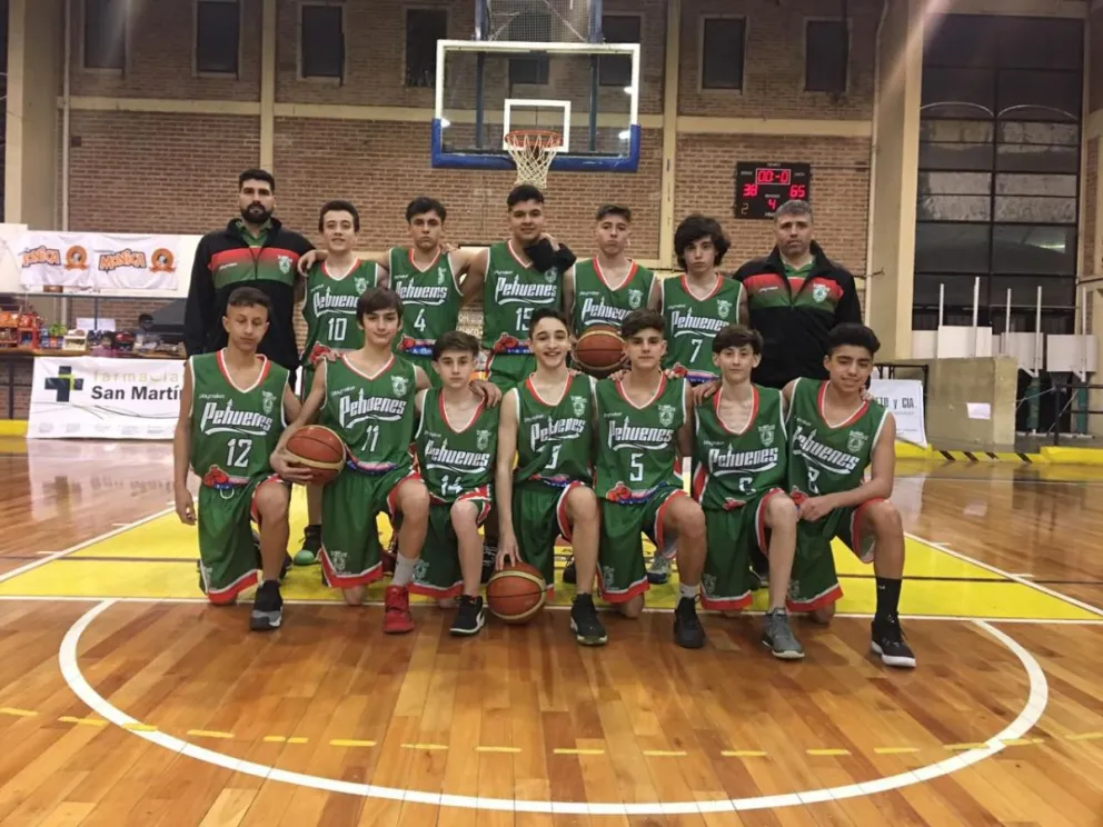 Pehuenes disputó en Roca el provincial U15 de básquet