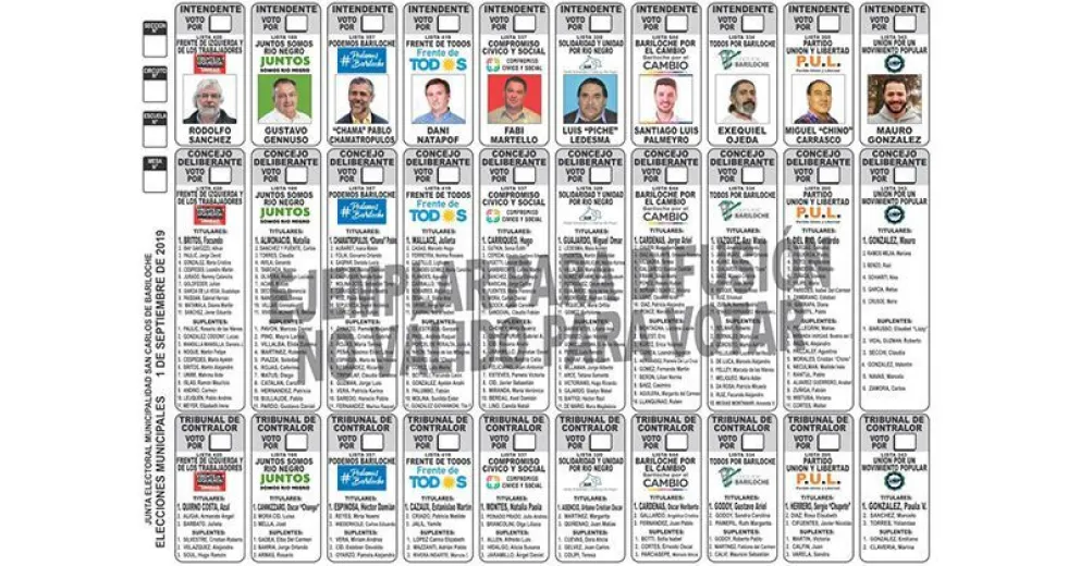 La Junta Electoral oficializó la boleta única sin la candidatura de Galaverna