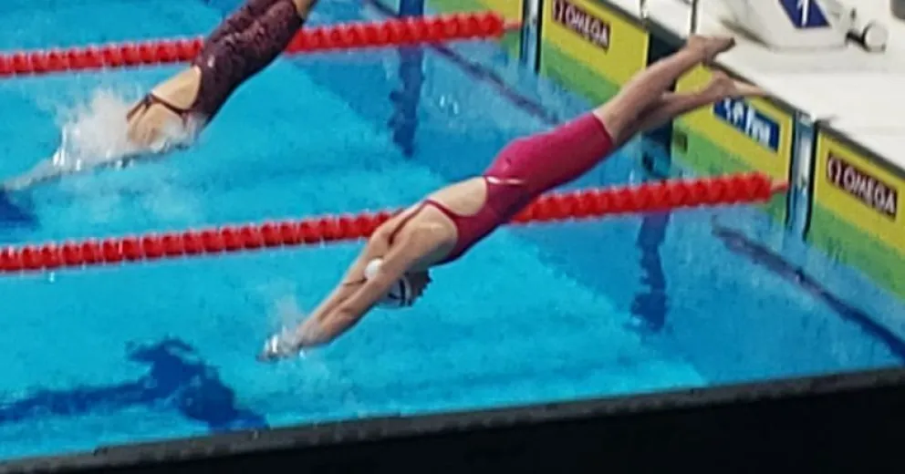 Anna quedó 28 en los 400 metros libres
