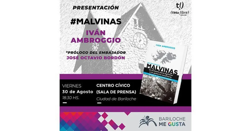 Presentarán en Bariloche libro sobre Malvinas