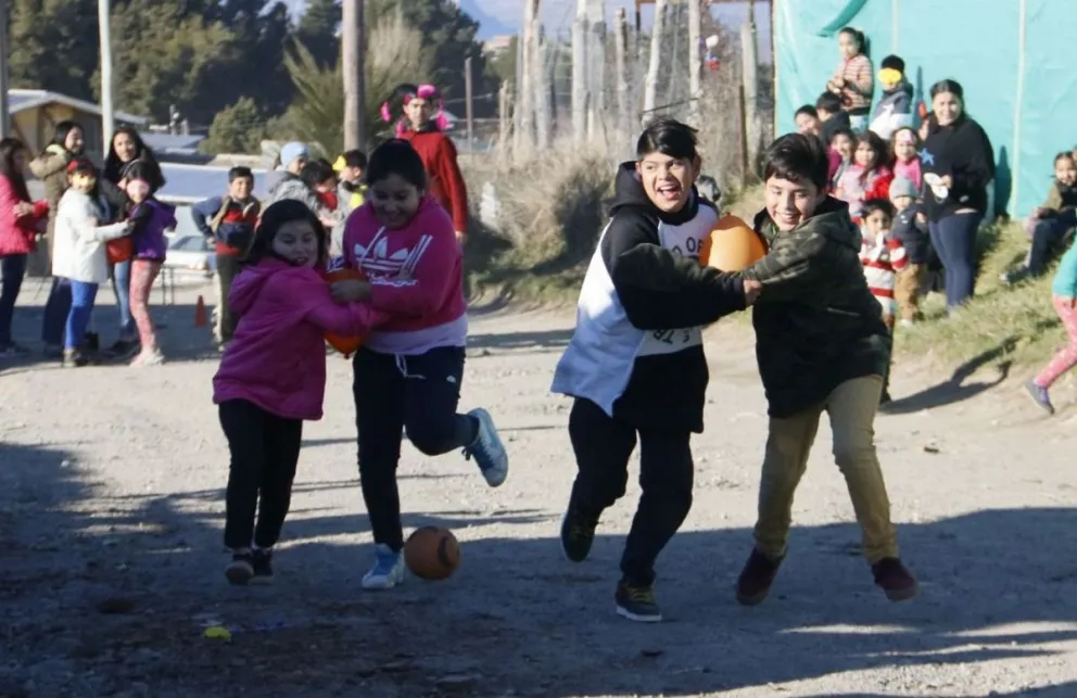 Los nenes del Merendero La Reserva estuvieron de festejo