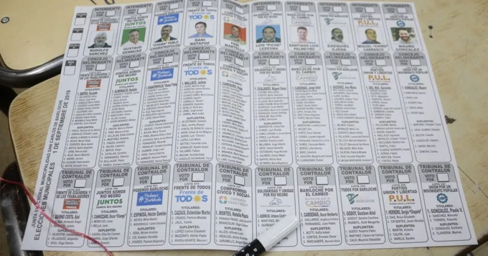 Así se vota con la boleta única en las elecciones municipales