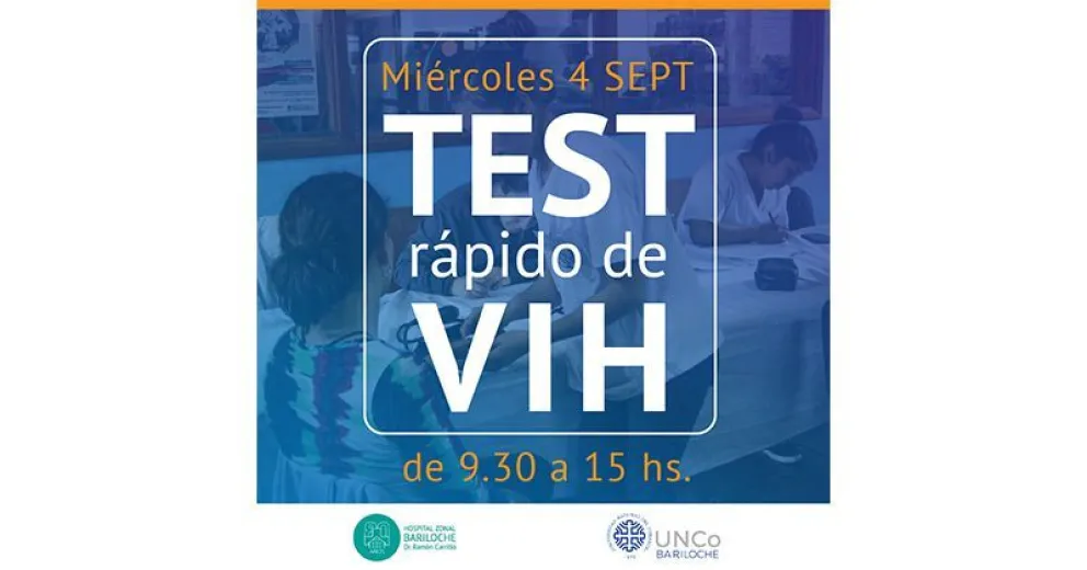 Testeo rápido de HIV en la UNCo Bariloche