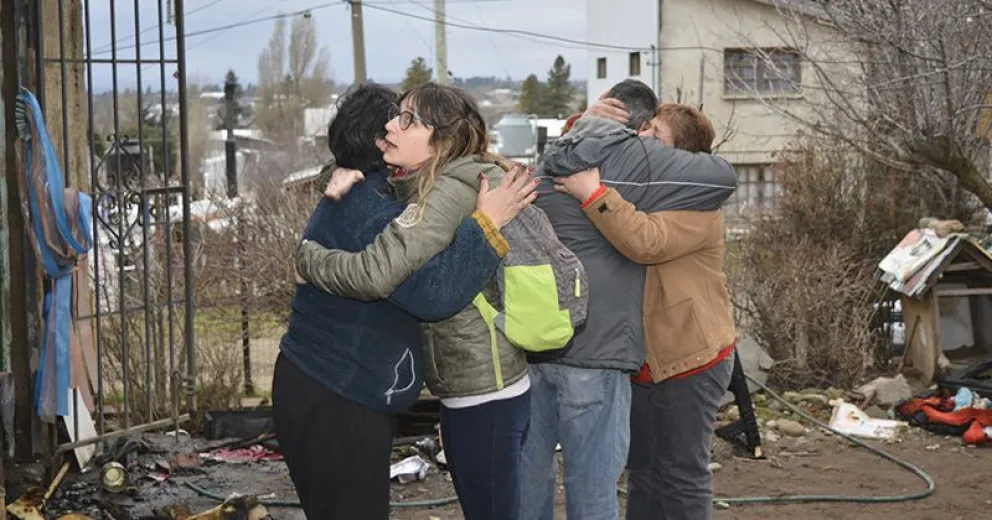 Una familia perdió todo a raíz  del incendio de su vivienda