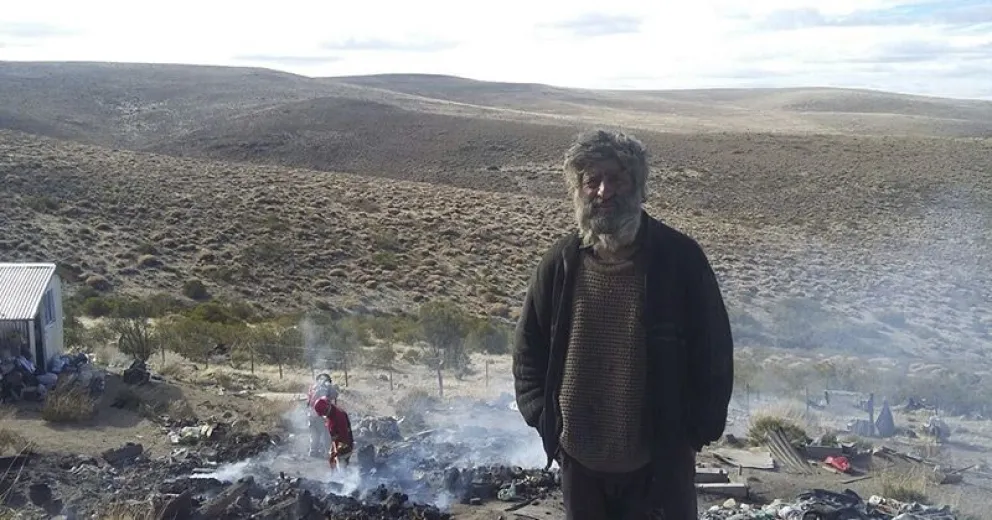 Falleció Libertador Argentino Aranea, el peculiar ermitaño del Collón Cura