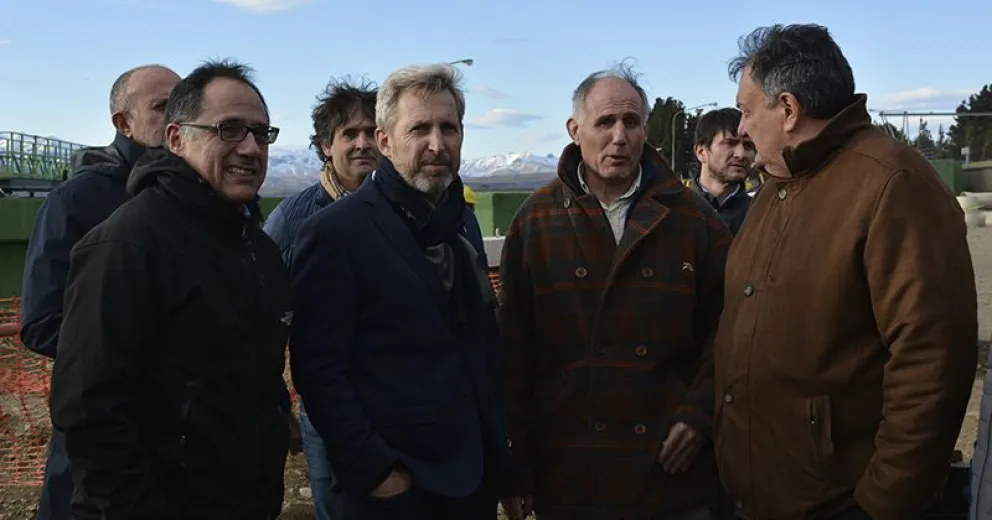 Frigerio anunció que la obra de la planta depuradora está cerca del 90% y será finalizada este año