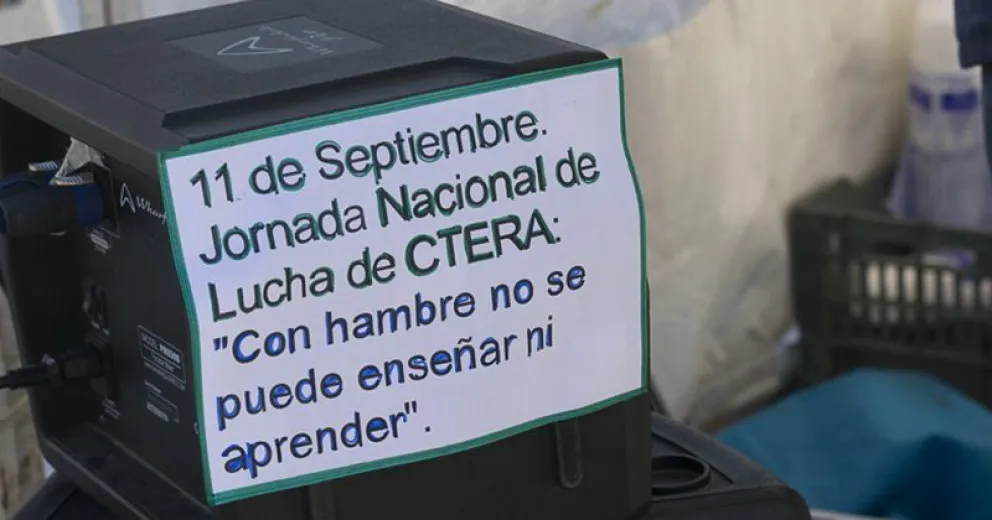 Se concentraron para reclamar la emergencia alimentaria