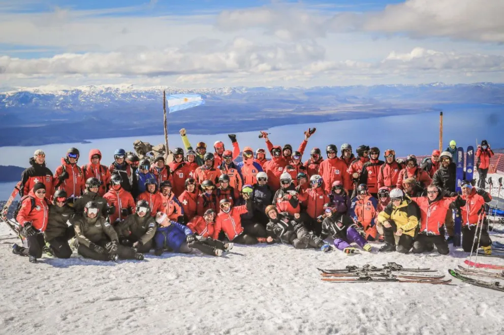 “Tope de gama”: patrulleros y socorristas del mundo se perfeccionaron en Bariloche