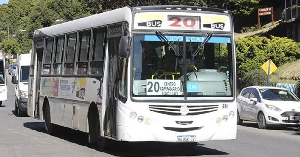 Un colectivo de la línea 20 chocó de atrás a un auto