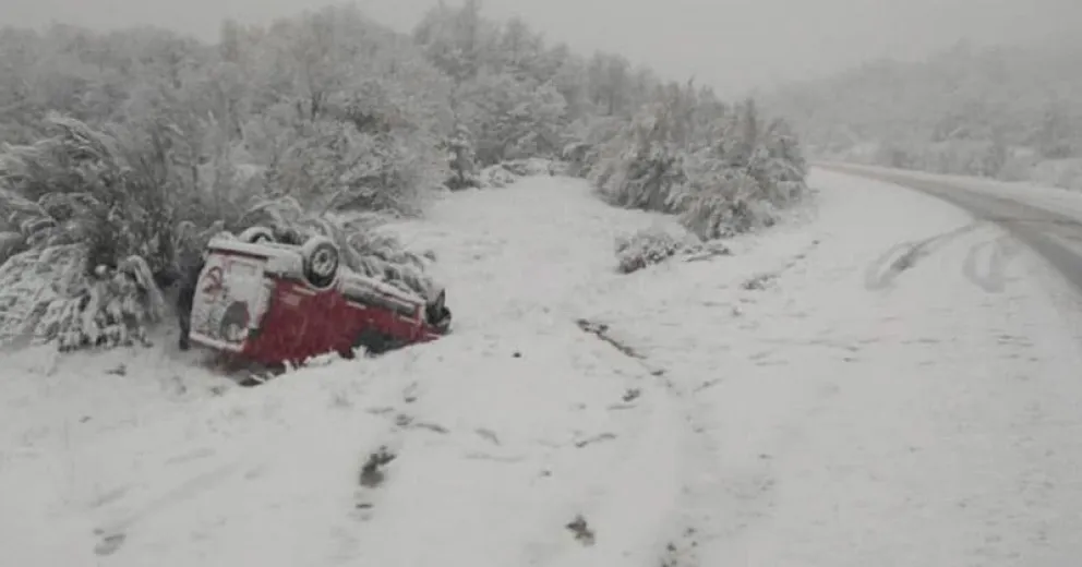Extrema precaución para transitar en Ruta 40 por acumulación de nieve