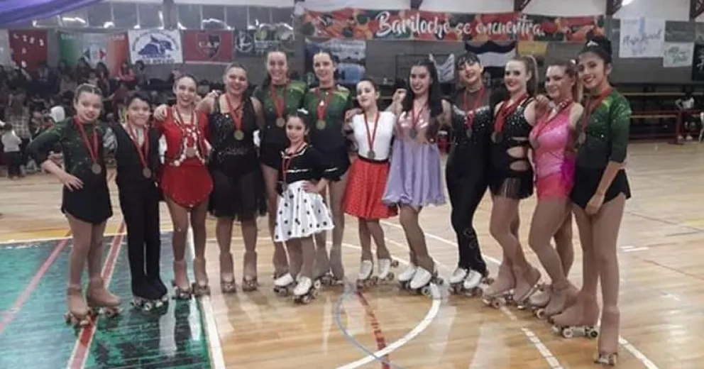 Gran encuentro del patín regional en el Gimnasio 3