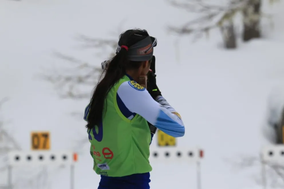 La barilochense Cecilia Dominguez arrancó ganando en los Juegos Argentinos de Invierno