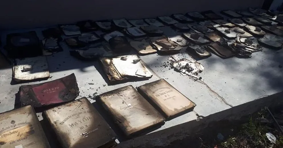 Impactante incendio en el Museo Histórico de San Antonio