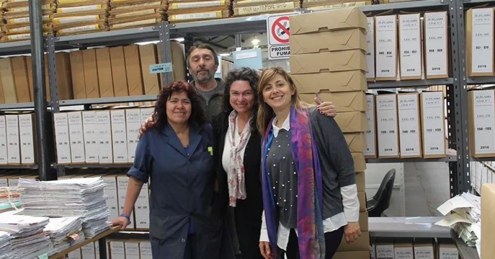 Delegación de Archivo: trabajo y preservación de la historia a través de expedientes judiciales