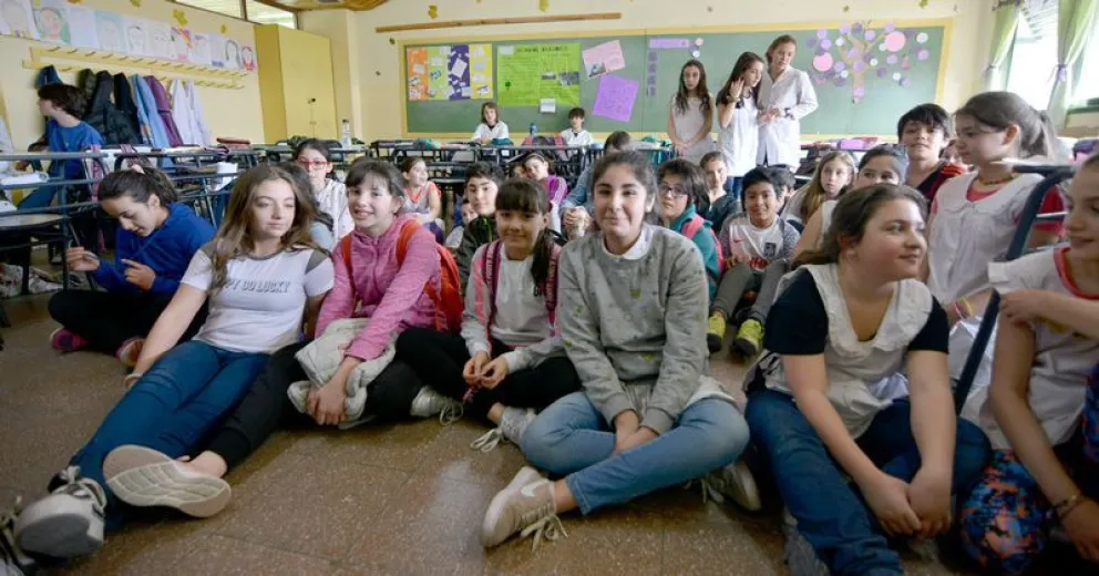 Alumnos de la escuela 298 están muy preocupados por los incendios en el Amazonas