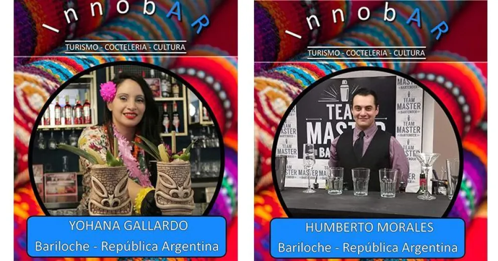 Este domingo dos bartenders representarán a Bariloche en el Torneo Latinoamericano Innobar en Buenos Aires