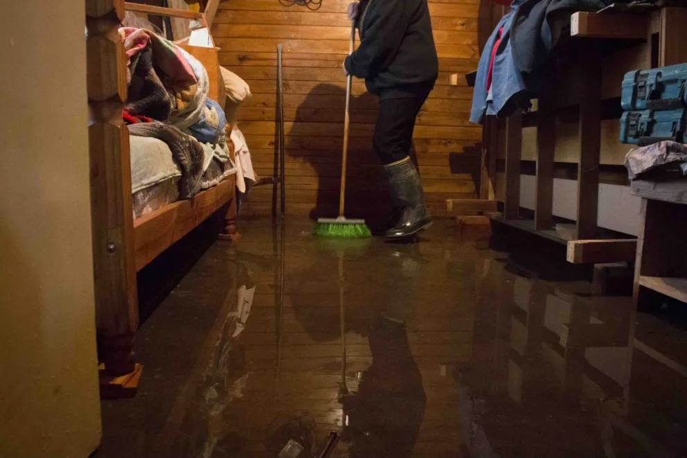 Así estaba el dormitorio