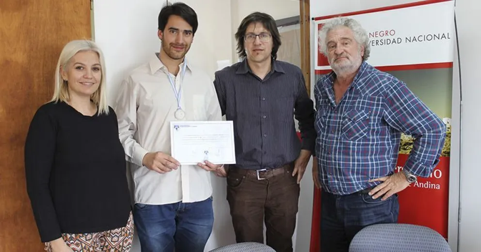 Emanuel Zenz, el ingeniero ambiental que fue reconocido a nivel nacional.