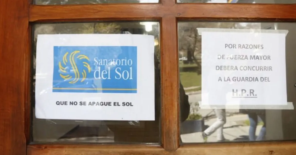 Cerraron la guardia del Sanatorio del Sol: “No se cumplieron las promesas”