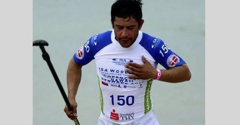 Cristian Almonacid fue convocado para el mundial de stand up paddle