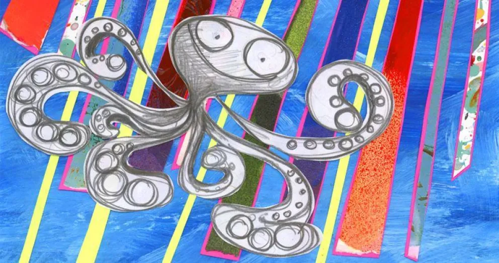 CUENTOS Y CANCIONES AL REVES: Un pulpo de la gran siete