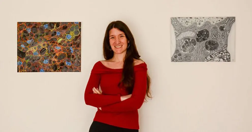 “Quise captar la esencia de un proceso biológico a través del arte”