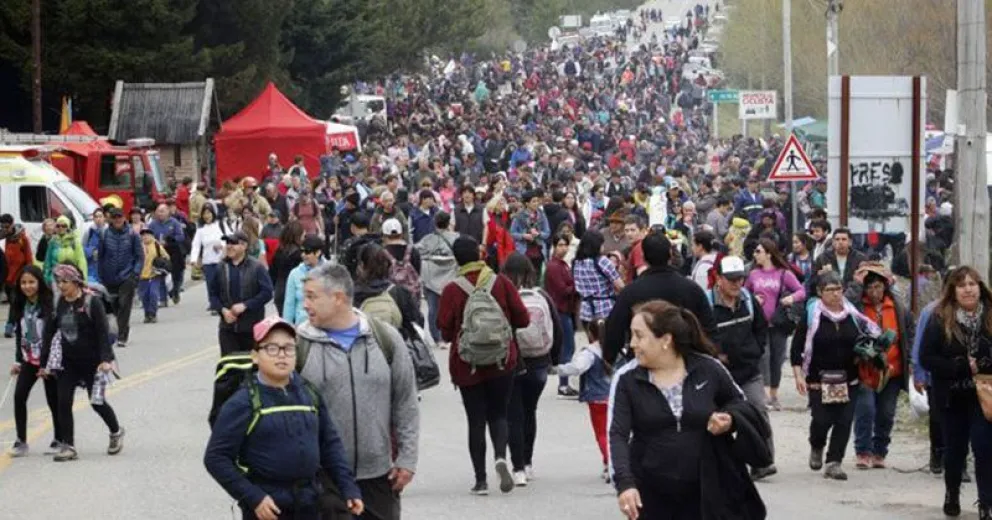 Este domingo se realiza la peregrinación a Virgen de las Nieves