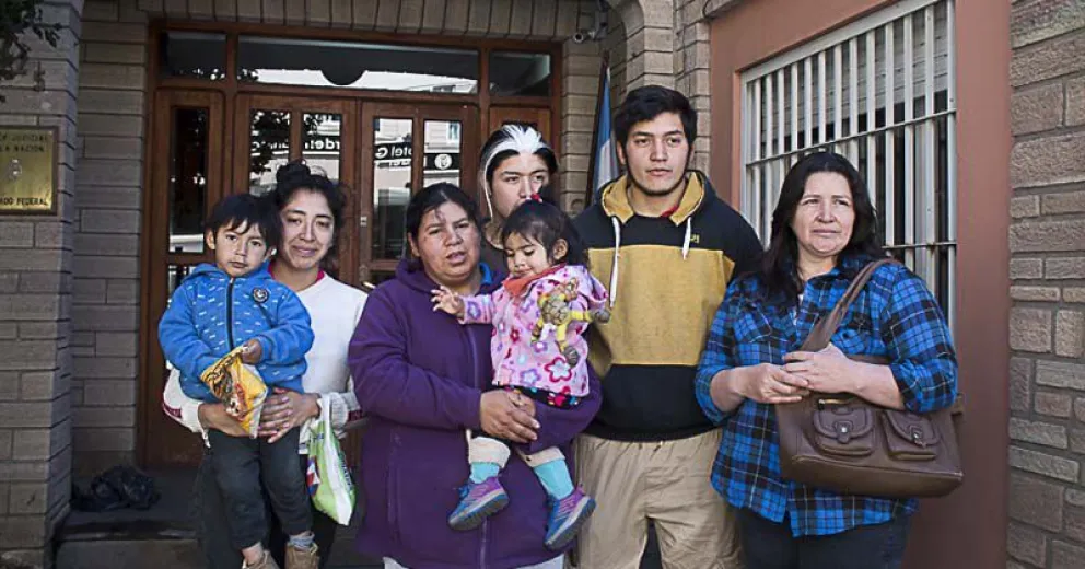  Los integrantes de la familia Buenuleo presentaron el recurso de amparo en el Juzgado Federal.
