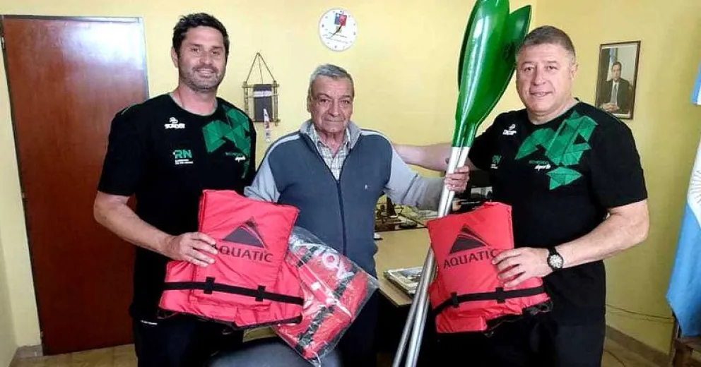 El gobierno sigue respaldando el canotaje rionegrino. (Foto: Prensa Gobierno de Río Negro)